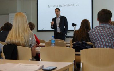 Warsztaty Krystiana Kaczora podczas Project Management Days qagile-kaczor