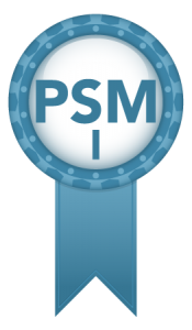 PSM I certificate badge