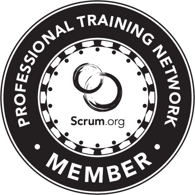 QAgile - Skuteczne Transformacje Agile Scrum PTN Member Logo Black
