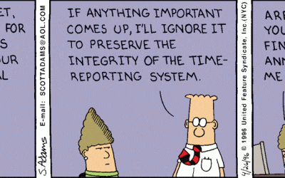 Jak zabić Agile przy użyciu Jira? #2 Dilbert Timesheet