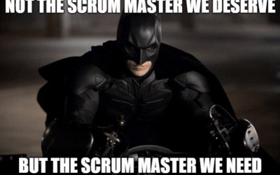 Scrum Master a Transformacja Agile batman scrum master