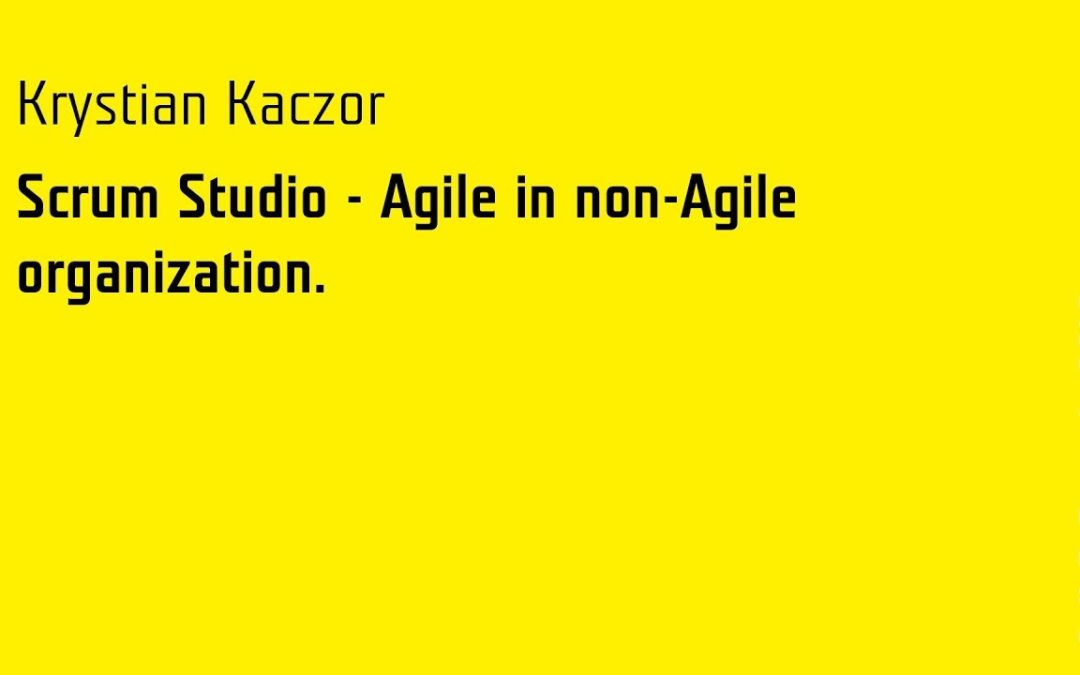 Scrum Studio — slajdy i video z Agile by Example