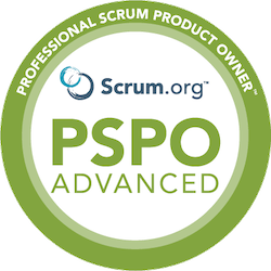 Professional Scrum Product Owner Advanced - A-PSPO logo