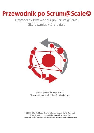 Przewodnik po Scrum@Scale — Scrum@Scale Guide 2019 (wersja polska)