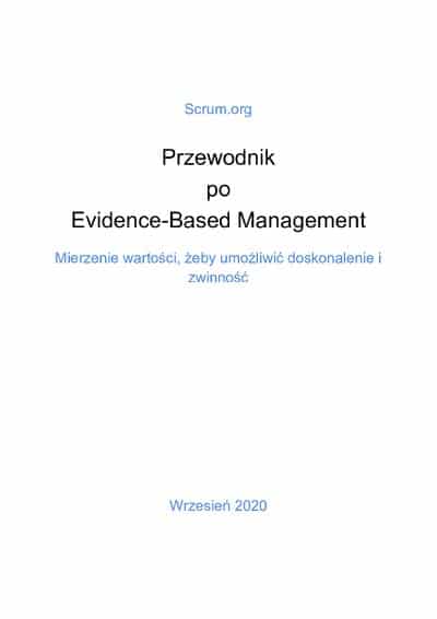 Przewodnik po Evidence Based Management — EBM Guide 2020 (wersja polska)